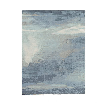 Blue Abstract Rug